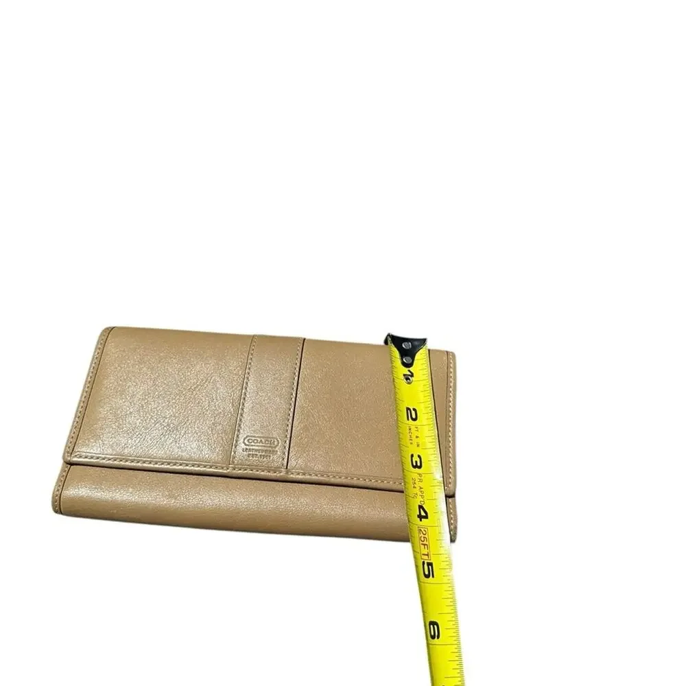 Coach Leatherwear Est 1941 Vintage Tan Leather Wallet - Picture 4 of 7